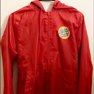 Santa Cruz Red Windbreaker